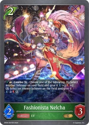 SHADOWVERSE EVOLVE - BP04-007EN Fashionista Nelcha G