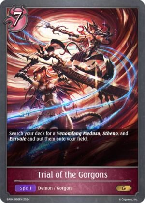 SHADOWVERSE EVOLVE - BP04-086EN Trial of the Gorgons G