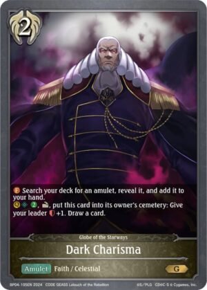 SHADOWVERSE EVOLVE - BP04-105EN Dark Charisma G
