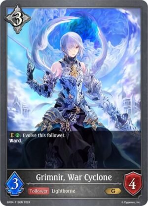 SHADOWVERSE EVOLVE - BP04-119EN Grimnir, War Cyclone G