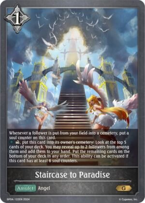 SHADOWVERSE EVOLVE - BP04-122EN Staircase to Paradise G