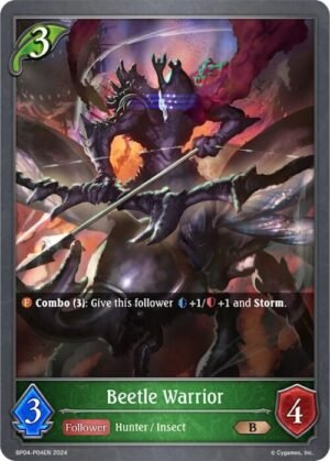 SHADOWVERSE EVOLVE - BP04-P04EN Beetle Warrior B (Foil)