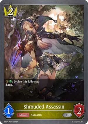 SHADOWVERSE EVOLVE - BP04-P07EN Shrouded Assassin S (Foil)