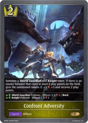 SHADOWVERSE EVOLVE - BP05-024EN Confront Adversity G
