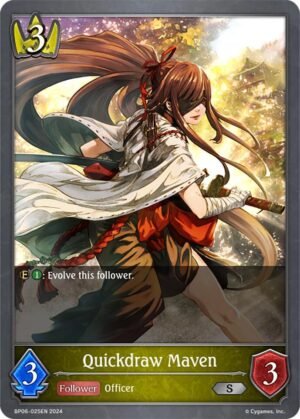 SHADOWVERSE EVOLVE - BP06-025EN Quickdraw Maven S
