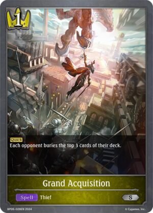 SHADOWVERSE EVOLVE - BP06-028EN Grand Acquisition S (Evolved)