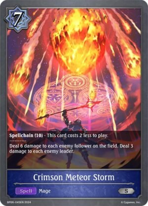 SHADOWVERSE EVOLVE - BP06-045EN Crimson Meteor Storm S