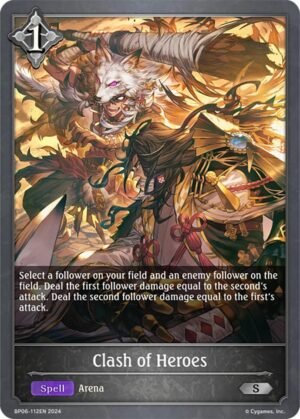 SHADOWVERSE EVOLVE - BP06-112EN Clash of Heroes S