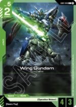 GUNDAM CARD GAME - GD01-040 Wing Gundam C