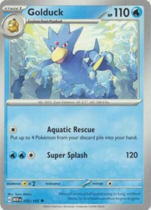 Pokemon TCG - Scarlet & Violet 151 - 055/165 Uncommon - Golduck