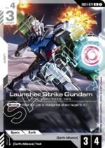 GUNDAM CARD GAME - GD01-072 Launcher Strike Gundam U