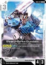 GUNDAM CARD GAME - GD01-073 Sword Strike Gundam U