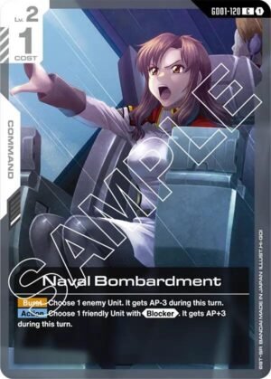 GUNDAM CARD GAME - GD01-120 Naval Bombardment C
