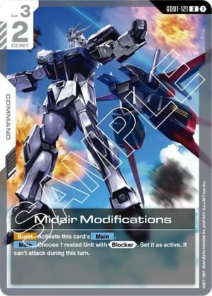 GUNDAM CARD GAME - GD01-121 Midair Modifications U