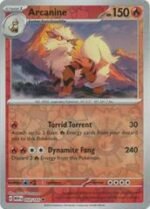 Pokemon TCG - Scarlet & Violet 151 - 059/165 Uncommon Reverse Holo - Arcanine