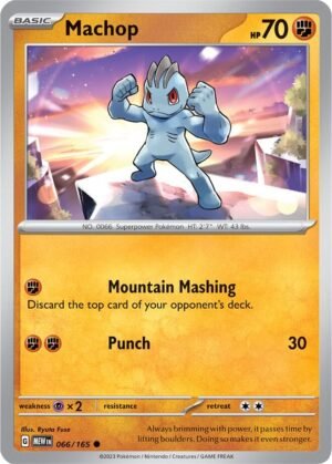 Pokemon TCG - Scarlet & Violet 151 - 066/165 Common - Machop
