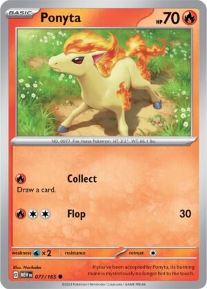 Pokemon TCG - Scarlet & Violet 151 - 077/165 Common - Ponyta