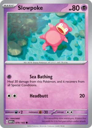 Pokemon TCG - Scarlet & Violet 151 - 079/165 Common - Slowpoke