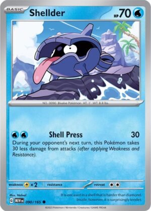 Pokemon TCG - Scarlet & Violet 151 - 090/165 Common - Shellder