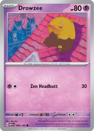 Pokemon TCG - Scarlet & Violet 151 - 096/165 Common - Drowzee