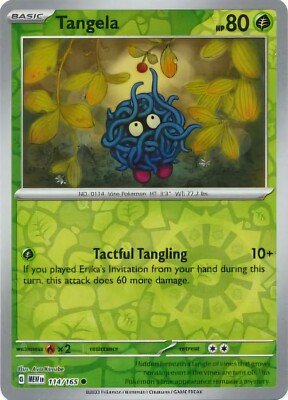 Pokemon TCG - Scarlet & Violet 151 - 114/165 Common Reverse Holo - Tangela