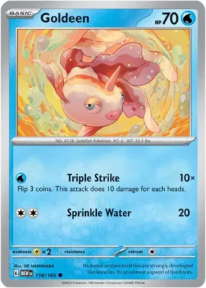 Pokemon TCG - Scarlet & Violet 151 - 118/165 Common - Goldeen