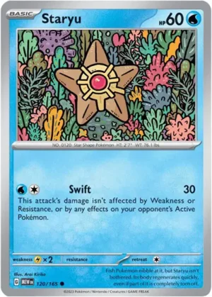 Pokemon TCG - Scarlet & Violet 151 - 120/165 Common - Staryu