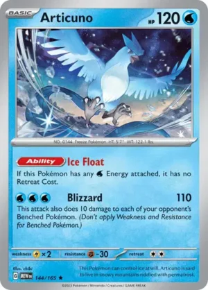 Pokemon TCG - Scarlet & Violet 151 - 144/165 Holo Rare - Articuno
