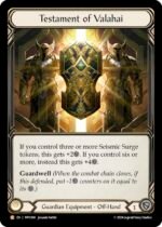 FLESH AND BLOOD TCG - MPG004 L Testament of Valahai