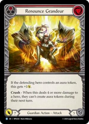 FLESH AND BLOOD TCG - MPG034 R Renounce Grandeur