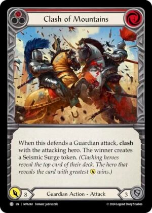 FLESH AND BLOOD TCG - MPG061 C Clash of Mountains (Red)