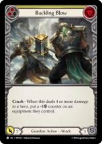 FLESH AND BLOOD TCG - MPG053 C Buckling Blow (Yellow)