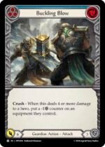 FLESH AND BLOOD TCG - MPG054 C Buckling Blow (Blue)