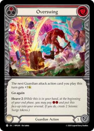 FLESH AND BLOOD TCG - MPG091 C Overswing (Red)
