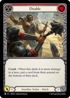 FLESH AND BLOOD TCG - MPG073 C Disable (Red)