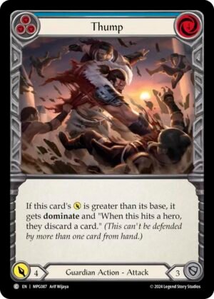 FLESH AND BLOOD TCG - MPG087 C Thump (Blue)