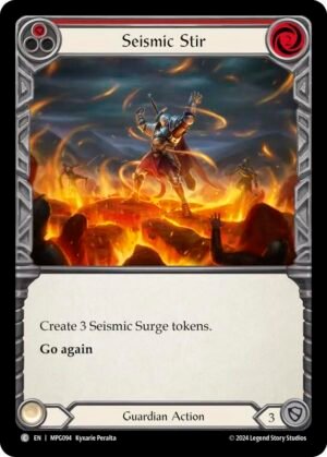 FLESH AND BLOOD TCG - MPG094 C Seismic Stir (Red)