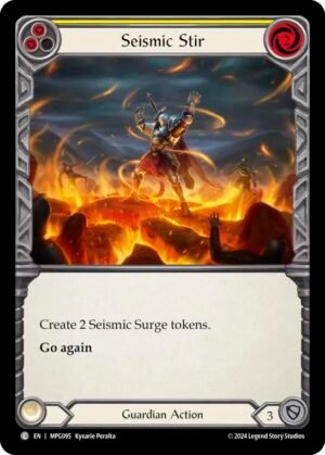 FLESH AND BLOOD TCG - MPG095 C Seismic Stir (Yellow)