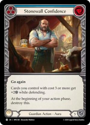 FLESH AND BLOOD TCG - MPG108 C Stonewall Confidence (Blue)
