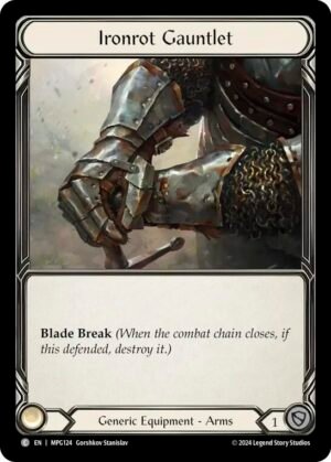 FLESH AND BLOOD TCG - MPG124 C Ironrot Gauntlet