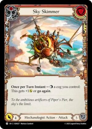 FLESH AND BLOOD TCG - SEA027 C Sky Skimmer (Red)