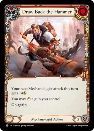 FLESH AND BLOOD TCG - SEA039 CRF Draw Back the Hammer