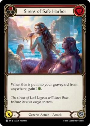 FLESH AND BLOOD TCG - SEA226 C Sirens of Safe Harbor (Red)