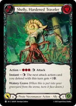 FLESH AND BLOOD TCG - SEA078 C Shelly, Hardened Traveler