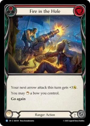 FLESH AND BLOOD TCG - SEA101 R Fire in the Hole