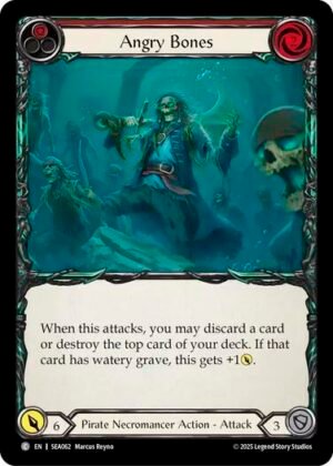 FLESH AND BLOOD TCG - SEA062 C Angry Bones (Red)