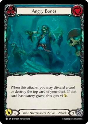 FLESH AND BLOOD TCG - SEA064 C Angry Bones (Blue)
