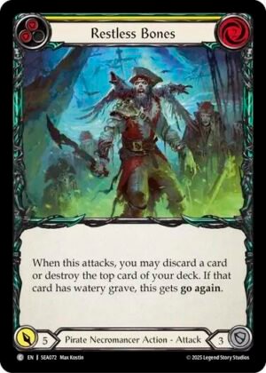 FLESH AND BLOOD TCG - SEA072 CRF Restless Bones (Yellow)