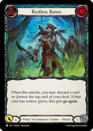 FLESH AND BLOOD TCG - SEA073 C Restless Bones (Blue)