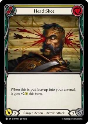 FLESH AND BLOOD TCG - SEA112 C Head Shot (Yellow)